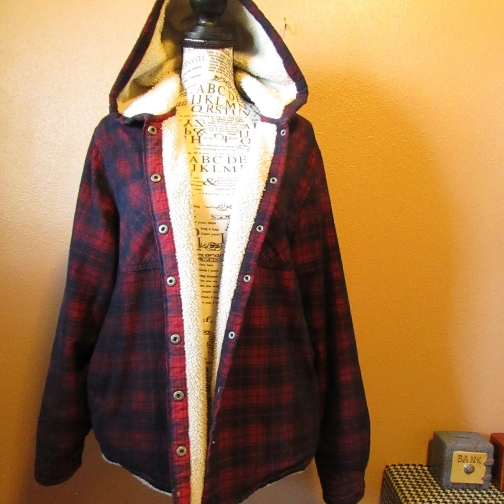 Soho Flannel Corduroy Hoodie with Fleece Lining
